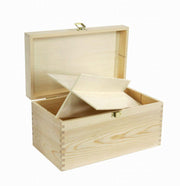 Natural wood wine bottle holder 4 bottles cm35x20h18