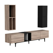 Diany 195 anthracite oak storage wall