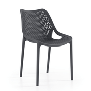 Bilros chair in anthracite polypropylene