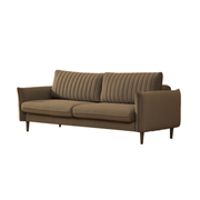 Abra light brown 3 seater sofa with bed function