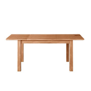 Extendable country walnut dining table in melamine wood 80x120-160 cm