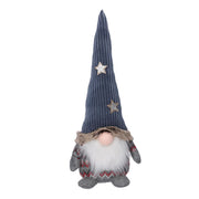 Gray fabric gnome 15x9h33 cm