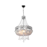 Sare ceiling lamp MDL3550 silver decorated glass and crystal effect stones