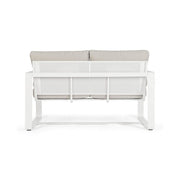 Two seater outdoor sofa White MERRIGAN 134x78x h84 cm