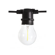 Outdoor chain lights Bright 10 Transparent LEDs 8,4m