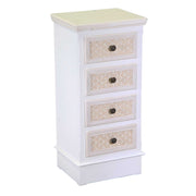 Lausanne wooden cabinet 4 cream drawers cm37x30h79.5