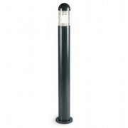 Outdoor Aluminum Die-Cast Lamp with Transparent Glass Diffuser - Graphite