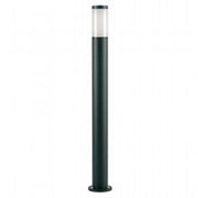 Cast Aluminum Pole with Opal Diffuser - 180mm Height, 60mm Diameter - IP43, 25W Black