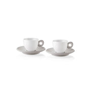 Set of 2 Everyday cups and saucers