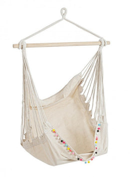 4x Pom-Pon Hanging Hammock