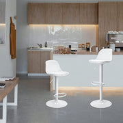 Adjustable Completely White Stool 36x40x85 cm