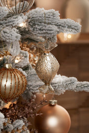 12x Toffee Champagne Pendant 4.6x11.9H