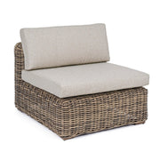 Coraline armchair with cushions for outdoor use