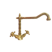 Kitchen Mixer with Dual Controls - Baroque Gold
