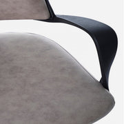 Bart modern executive office chair in gray fabric