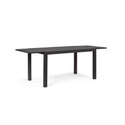 Extendable outdoor table in Anthracite aluminum 140 - 210x77x h75 cm