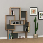Barce bookcase oak 101x22x132h