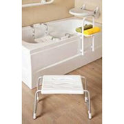 White Non-Slip Disabled Bathtub Stool