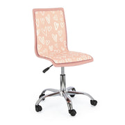 Young Hearts leatherette steel office chair 42.5 x 40 x 87 cm