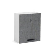 Concrete gray kitchen wall unit 1 door Cm 60x32xH 72