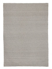 Gray outdoor carpet in hand-woven synthetic fiber 230x350