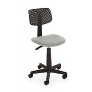 Bedroom office chair with gray adjustable wheels