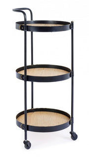 Jerrod 3 Shelf Vintage Trolley