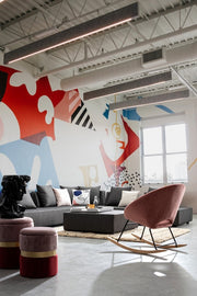 Black Olympus Decorative Bust H40 -