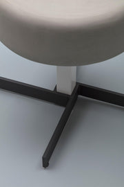 Coffee table in mdf with gray top D42xD42x52h cm