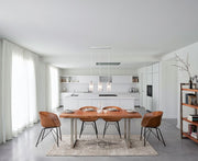 Gray carpet in natural fibers fusion style 160x230