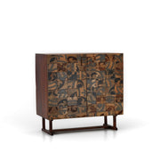 Ethnic sideboard in brown mango wood cm 100 x 45 x h 120