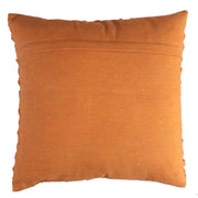 Orange fabric cushion cm40x40h12