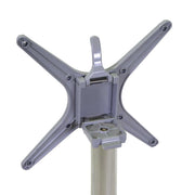 Folding table base in gray aluminum 52x52h72 cm