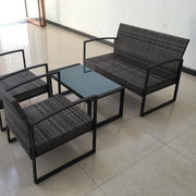 Oregon living room in poly rattan from pieces