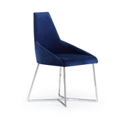 Enzio chair blue parliament fabric