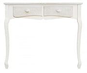 Console in MDF with two drawers Bianca CLORINNE 90x40x h78 cm