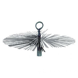 Round fireplace brush with a diameter of 25 cm, reliable and quality from the SIT brand.