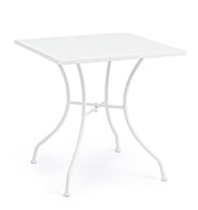 KELSIE WHITE TABLE 70X70
