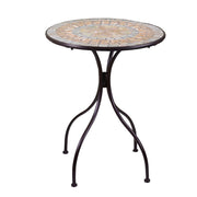 Urbino metal mosaic table with 2 chairs
