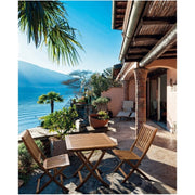 Noemi outdoor table in folding acacia wood 70x70x h73 cm