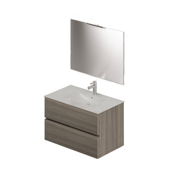 Bathroom composition of 80 in Olmo color H54x81x46cm