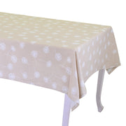Life beige rectangular tablecloth cm140x240