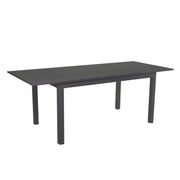 Sullivan aluminum table extendable anthracite cm150 - 210x90xh73