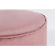 Annika modern coffee table-pouf combined set in antique pink