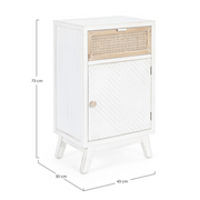 Rustic cabinet in Clotilde wood