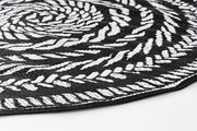 Carpet Kashan White-Black D150