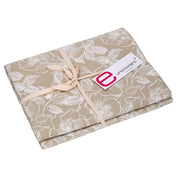 Wild rose beige fabric tablecloth cm140x180