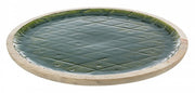 2x Decorative Plate Mangus Green