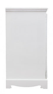 Sideboard in MDF two doors four drawers Bianca BLANC 100x40x h80 cm