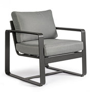 Garden armchair in Anthracite aluminum MERRIGAN YK13 74x78x h84 cm